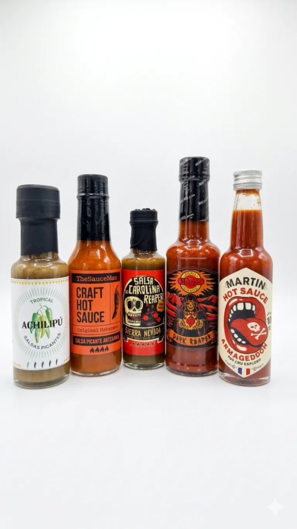 Pack Challenge - 5 Salsas Picantes por Niveles Spicy HONNEYS