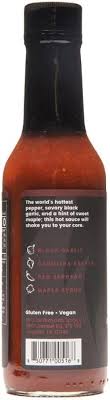 BRAVADO SALSA CAROLINA REAPER + BLACK GARLIC 148ml