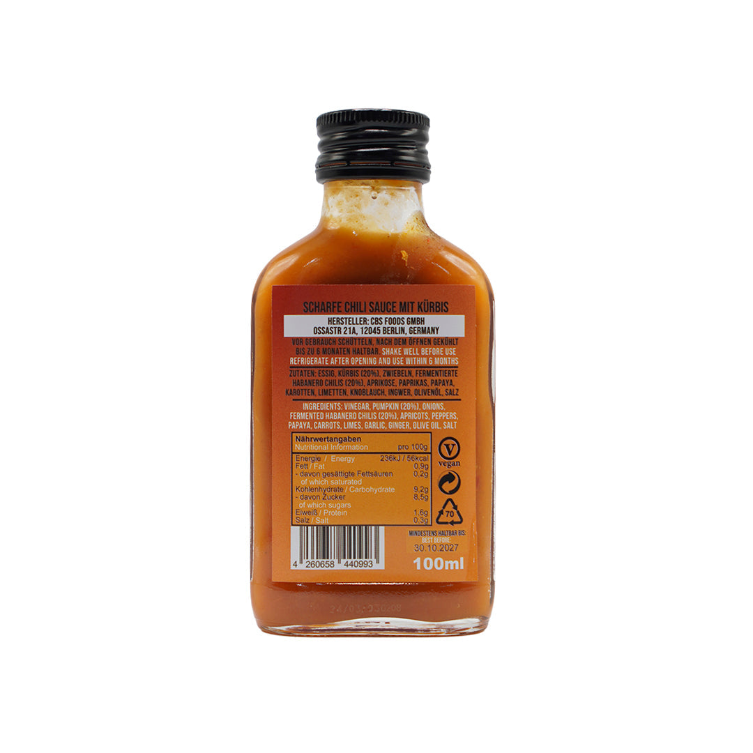 Salsa Winter Warmer Habanero Fermentado - 100ml - Crazy Bastard CRAZY BASTARD