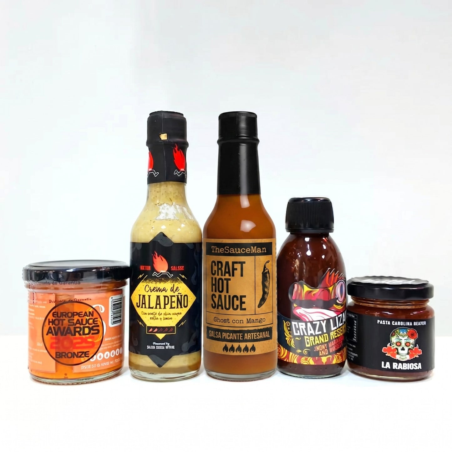Pack Best Sellers - 5 Salsas Más Vendidas - Spicy HONNEYS