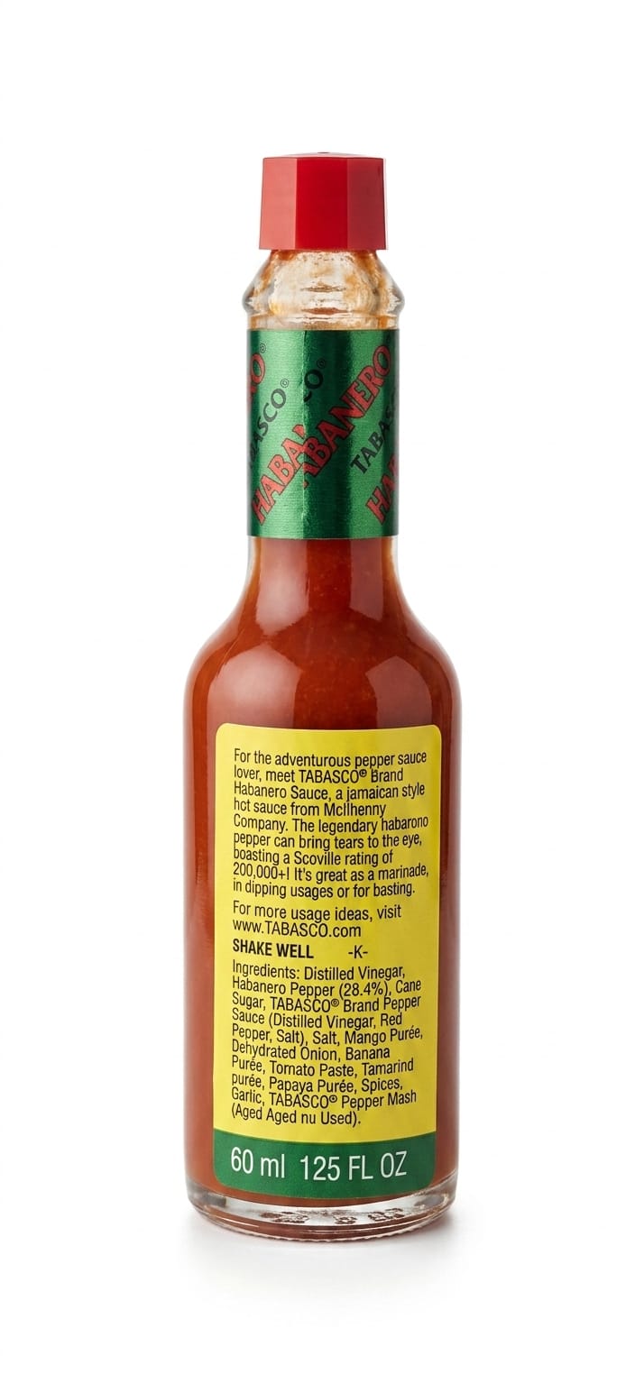 TABASCO® Habanero - 60ml - McIlhenny Company MCILHENNY COMPANY