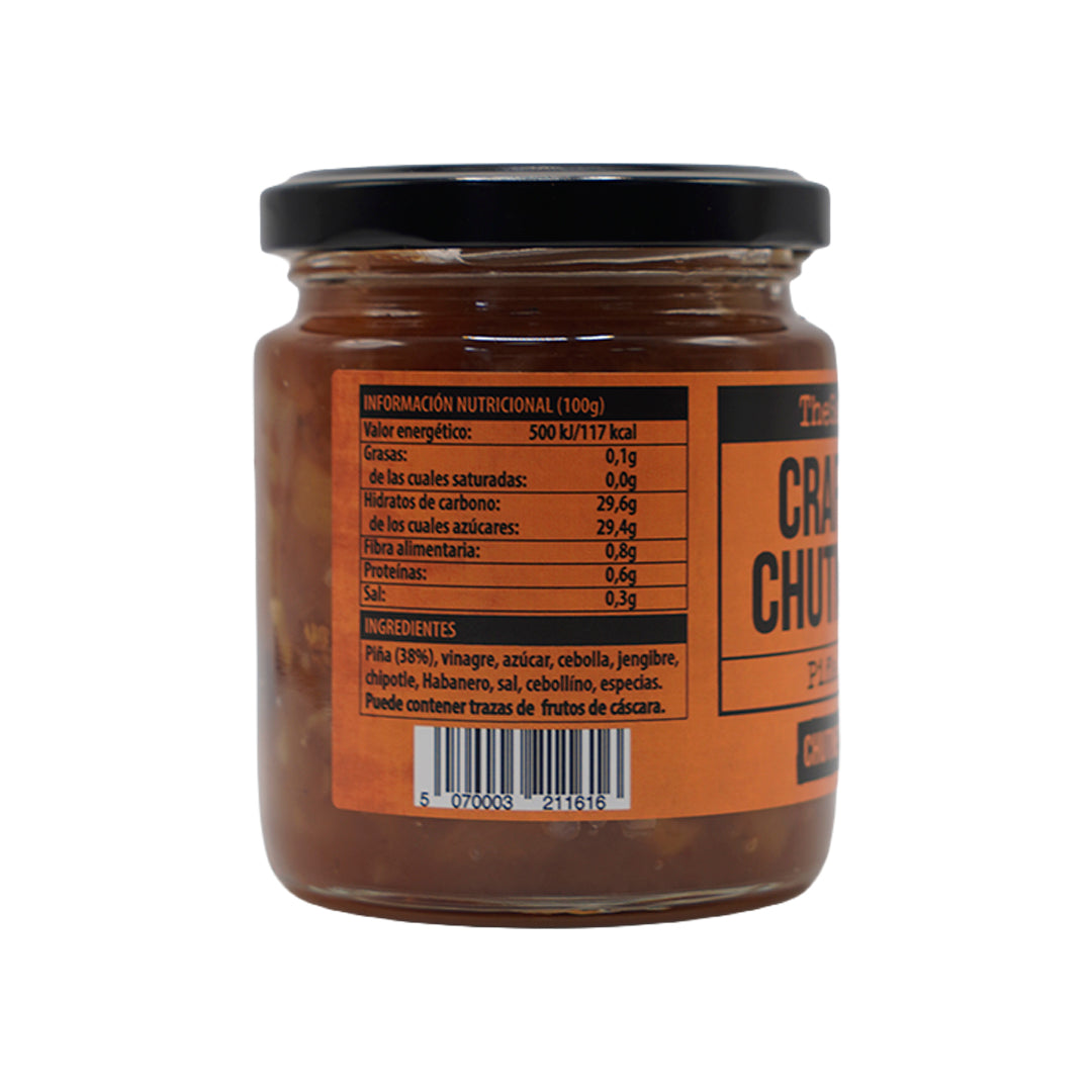 Chutney Piña Picante con Chipotle - 250ml - TheSauceman THESAUCEMAN