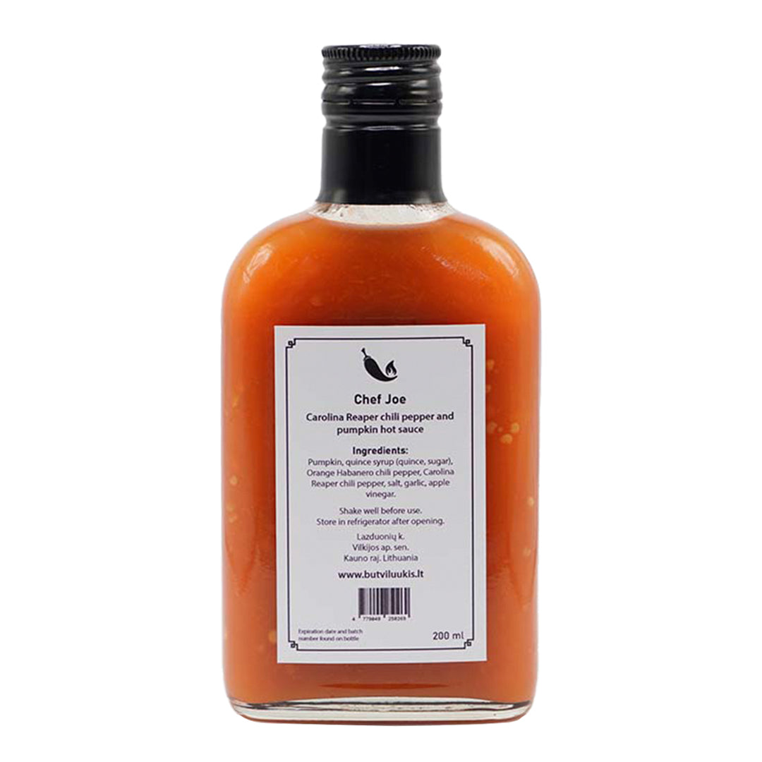 Salsa Carolina Reaper y Calabaza - 200ml - Chef Joe Butvilu CHEF JOE BUTVILU