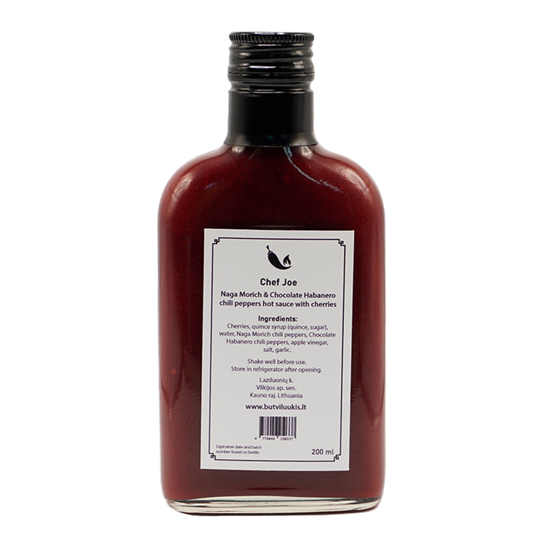 Salsa Naga Morich y Cerezas - 200ml - Chef Joe Butvilu CHEF JOE BUTVILU