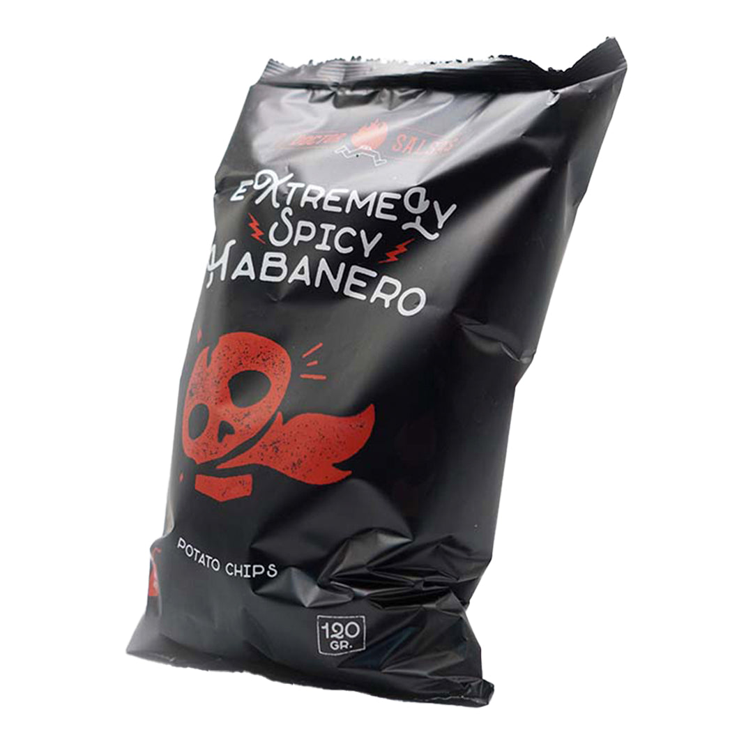 POTATO CHIPS EXTREMELY SPICY HABANERO 120gr