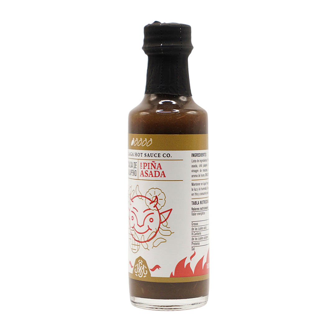 Salsa Jalapeño Piña Asada - 100ml - Málaga Hot Sauce MALAGA HOT SAUCE