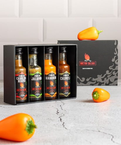 Pack Monodosis 4 x 20ml Salsas Picantes - Doctor Salsas DOCTOR SALSAS