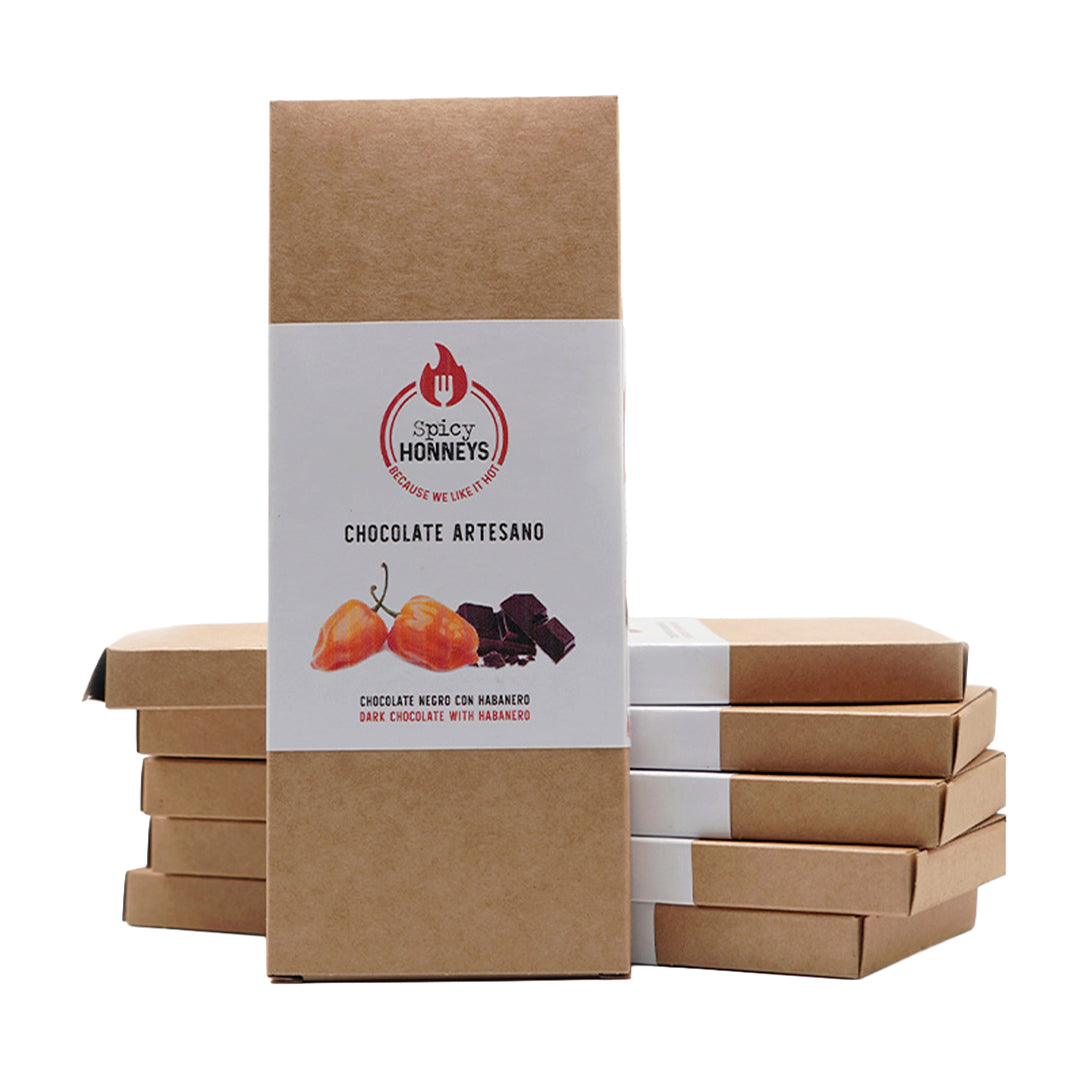 Chocolate Negro 70% con Habanero - 100g - Spicy HONNEYS SPICY HONNEYS