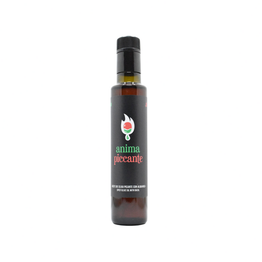 ACEITE DE OLIVA PICANTE CON ALBAHACA ALMA PICANTE 250ml