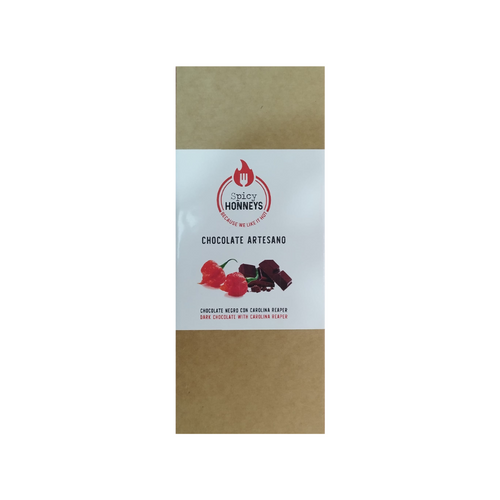 CHOCOLATE NEGRO CON CAROLINA REAPER 100gr