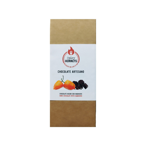 CHOCOLATE NEGRO CON HABANERO 100gr