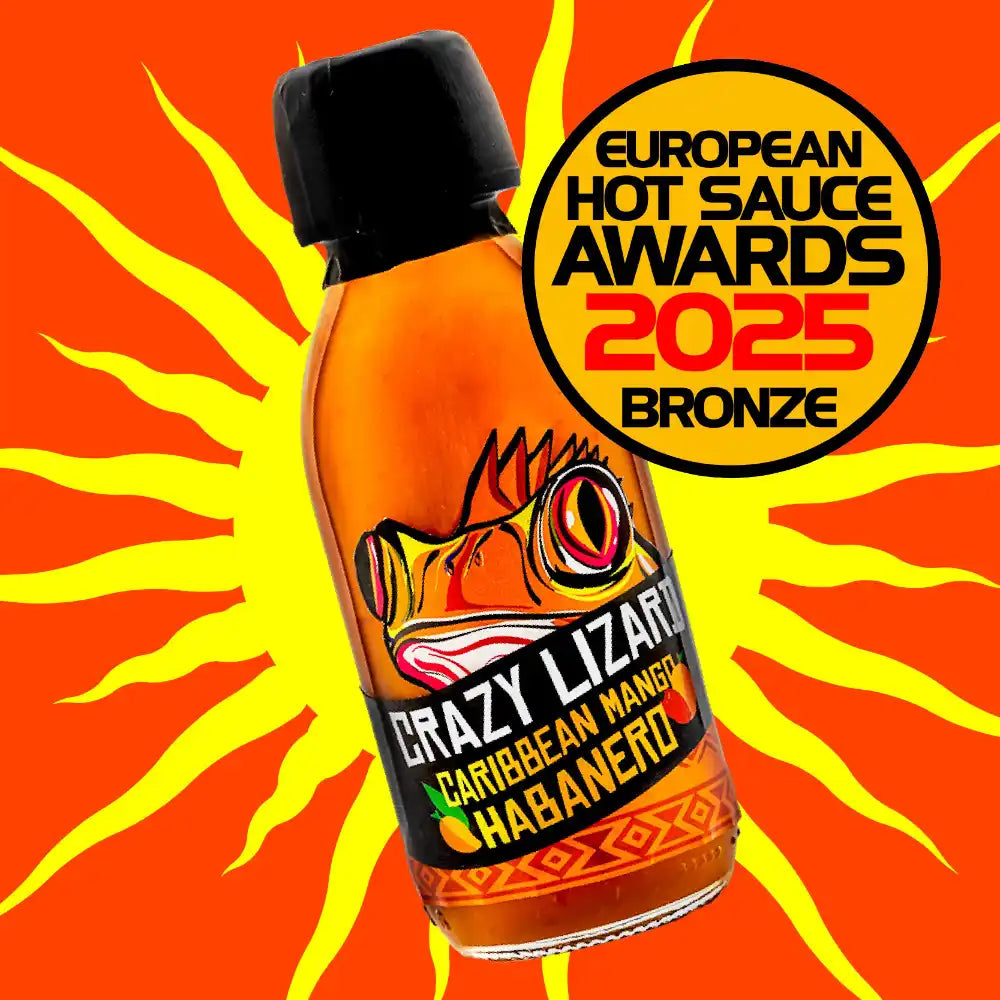 Carribean Mango Habanero Salsa 100 ml - Crazy Lizard