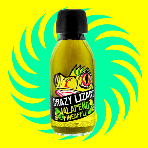 Jalapeño Pineapple Sauce 100 ml - Crazy Lizard