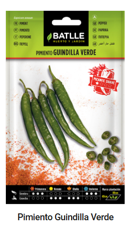 Semillas de GUINDILLA VERDE - BATLLE - 1 g (Aprox. 150 semillas por sobre)