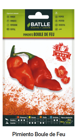 Semillas de BOULE DE FEU - BATLLE - 1 g (Aprox. 150 semillas por sobre)
