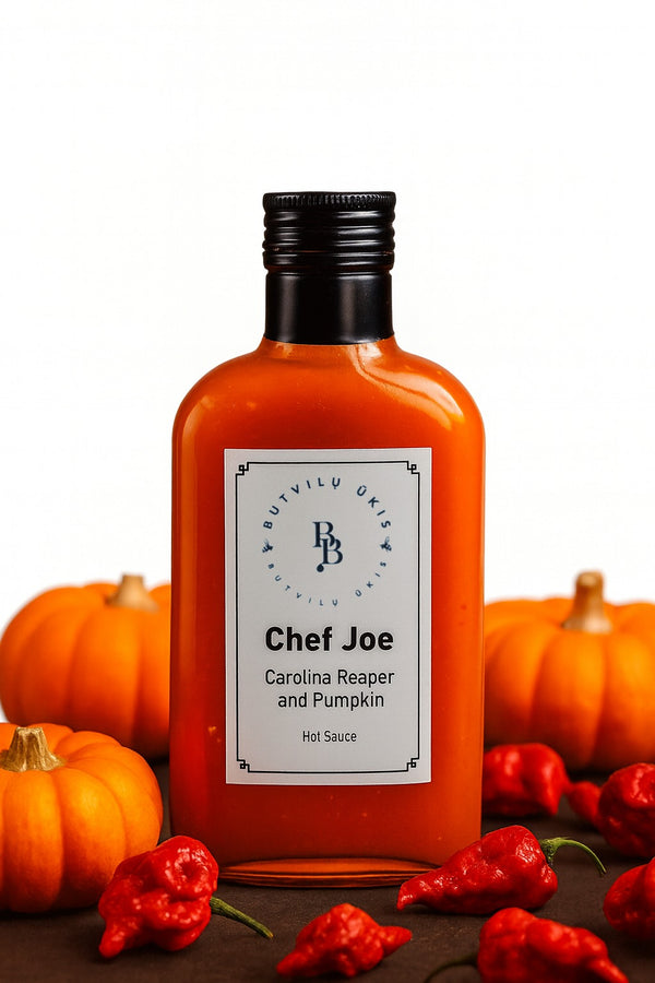 Salsa Carolina Reaper And Pumpkin Sauce 200 ml - Chef Joe Butvilu