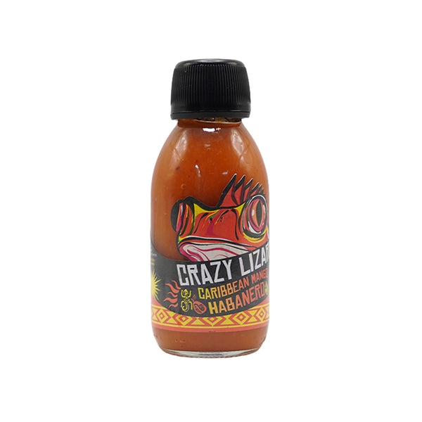 Salsa Carribean Mango Habanaero 120 ml - Crazy Lizard