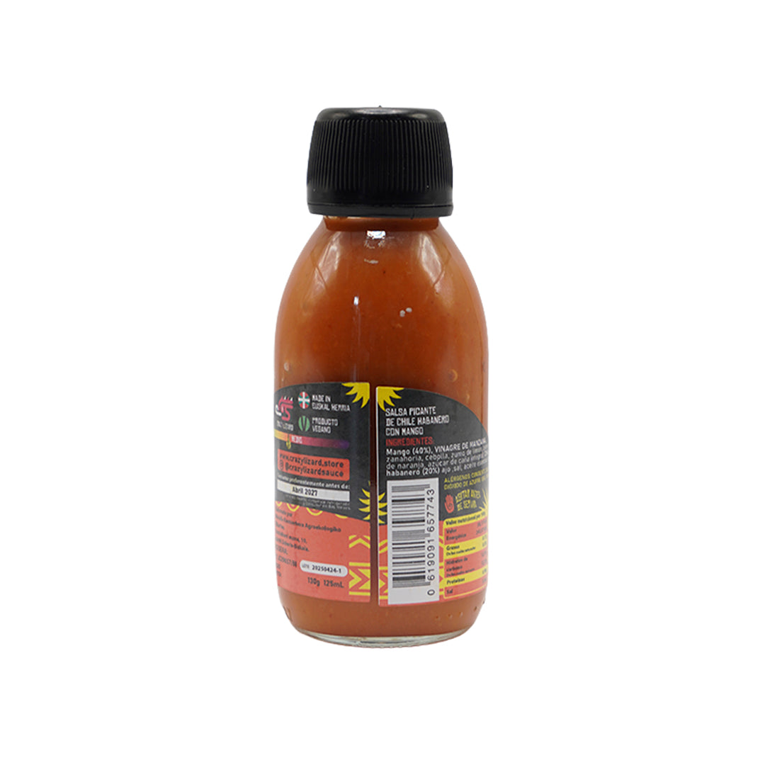 Salsa Caribbean Mango Habanero - 120ml - Crazy Lizard CRAZY LIZARD