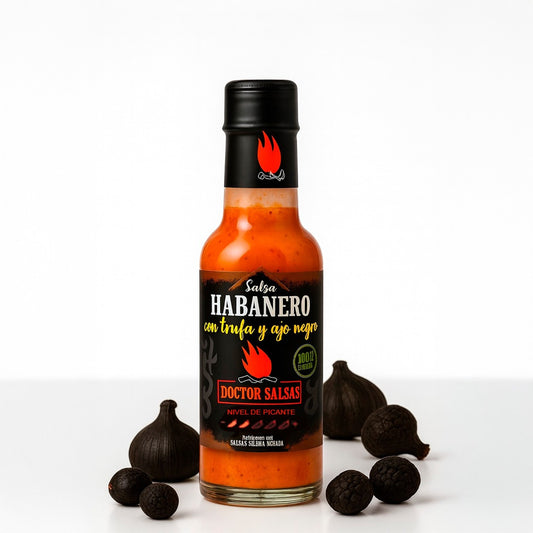 Salsa De Habanero Con Trufa Y Ajo Negro 150ml