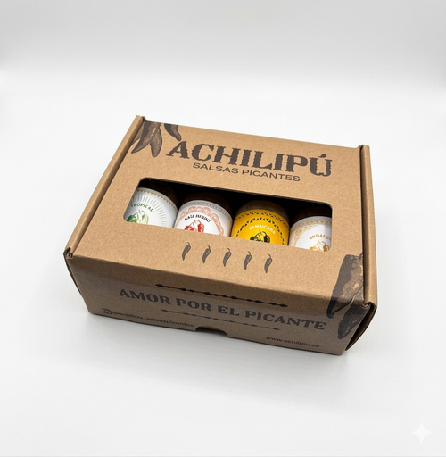 Pack 4 Salsas Artesanas - 4 x 125ml - Achilipu ACHILIPU