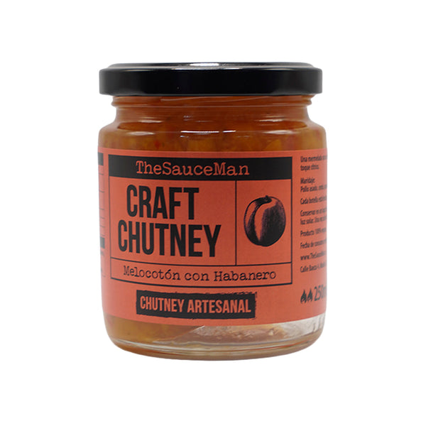 Chutney Melocotón con Habanero - 250ml - TheSauceman THESAUCEMAN