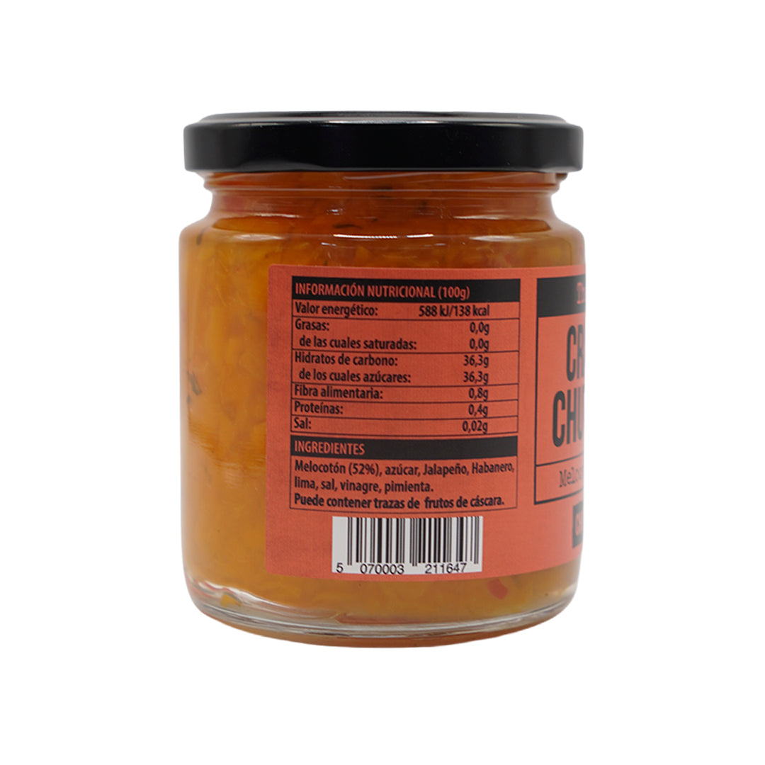 Chutney Melocotón con Habanero - 250ml - TheSauceman THESAUCEMAN