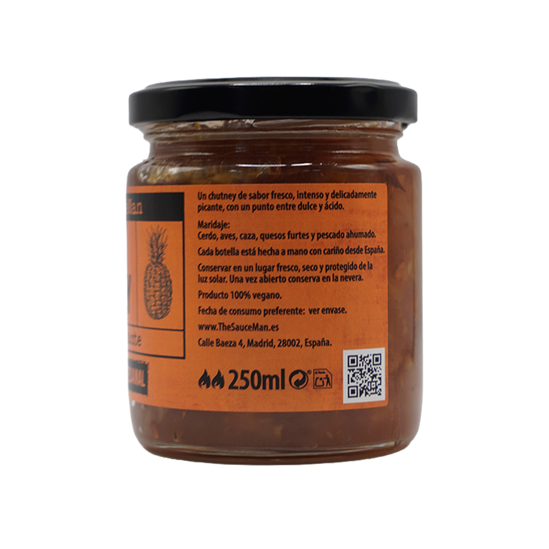 Chutney Piña Picante con Chipotle - 250ml - TheSauceman THESAUCEMAN