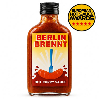 Salsa Curry Picante Berlin Brennt - 100ml - Crazy Bastard