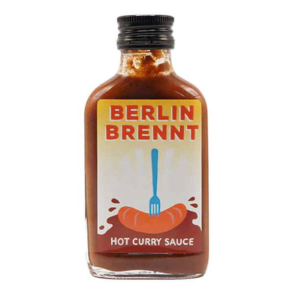 Salsa Berlin Brennt - Hot Curry Sauce 100ml - Crazy Bastard