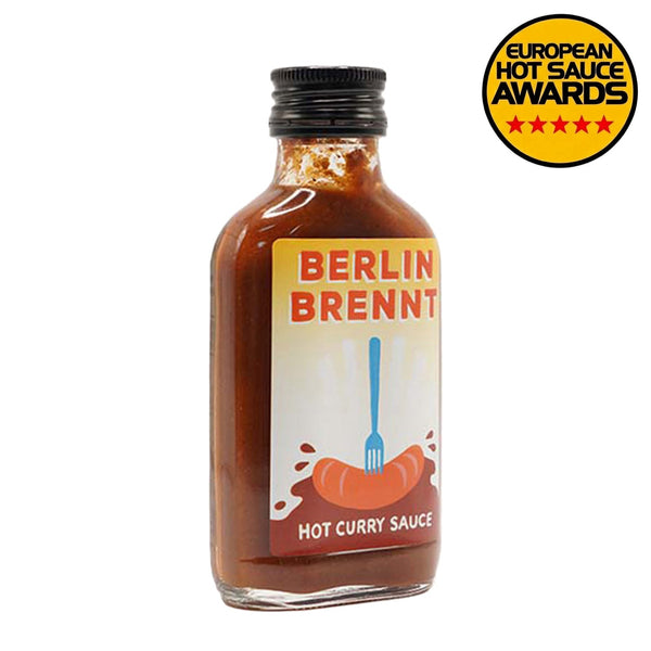 Salsa Curry Picante Berlin Brennt Crazy Bastard - European Hot Sauce Awards