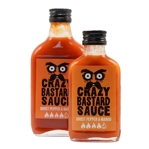 Salsa Ghost Pepper & Mango 100-200ml - Crazy Bastard