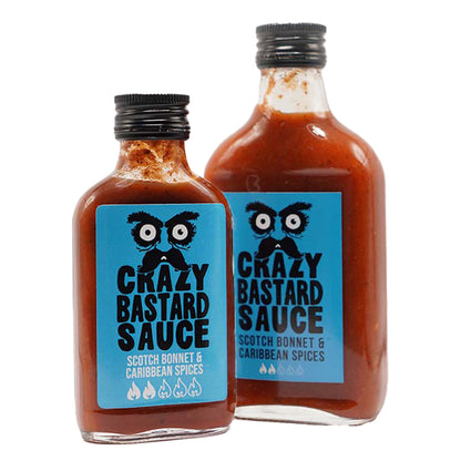 Salsa Scotch Bonnet & Caribbean Spices 100-200ml - Crazy Bastard