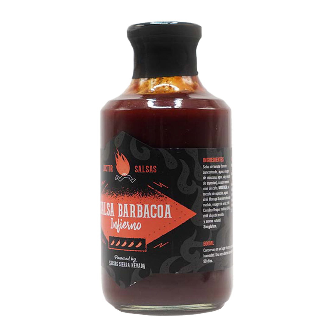 Salsa Barbacoa Infierno 500 ml - Doctor Salsas