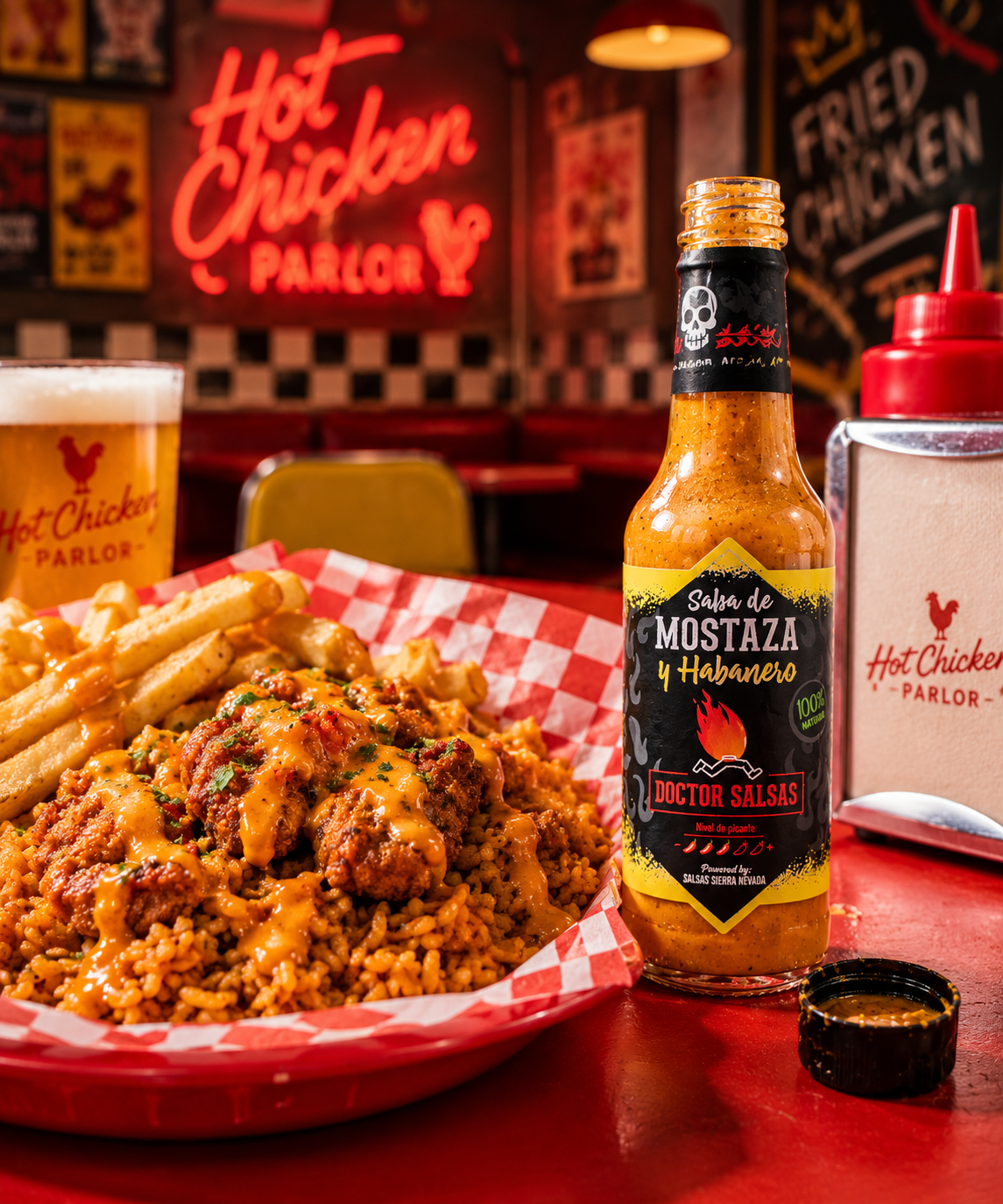 Salsa Mostaza y Habanero - 150ml - Doctor Salsas