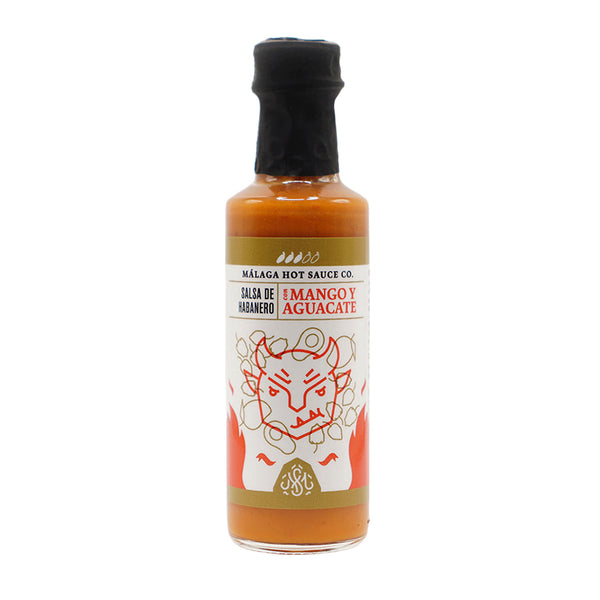 Salsa Habanero Mango Aguacate 100 ml - Malaga Hot Sauce
