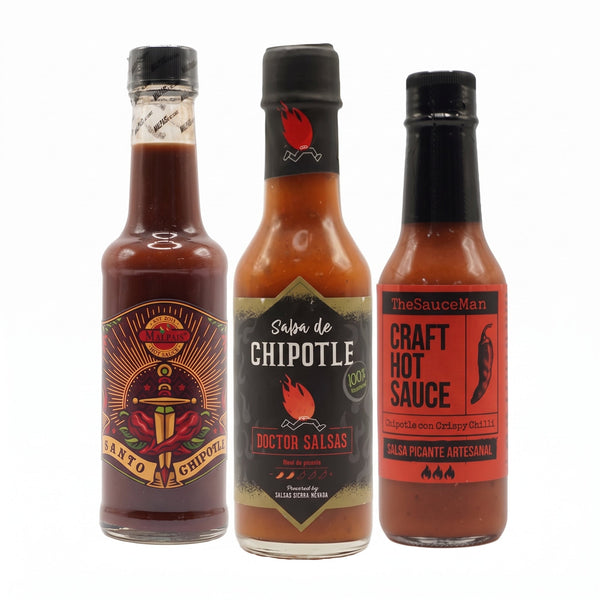 Pack Trío del Humo - 3 Salsas de Chipotle - Spicy HONNEYS