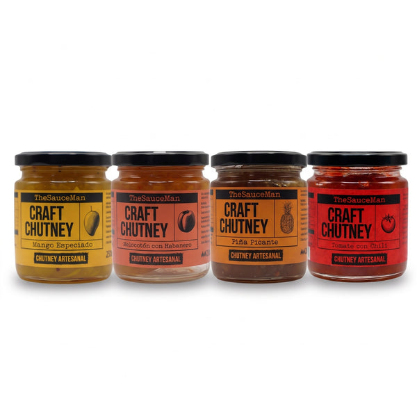 Pack 4 Chutneys Picantes - 4 x 250ml - TheSauceman