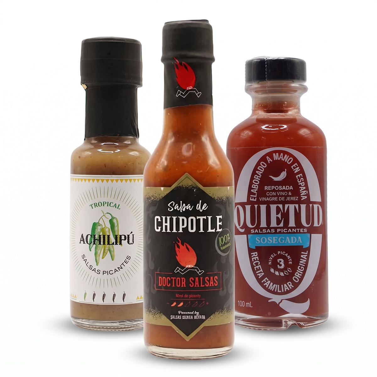 Pack La Escala Iniciación - 3 Salsas Nivel 1-2 - Spicy HONNEYS