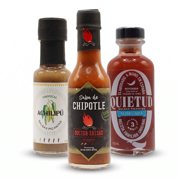 Pack La Escala Iniciación - 3 Salsas Nivel 1-2 - Spicy HONNEYS