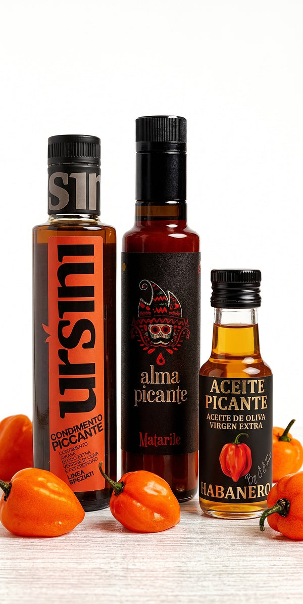 Pack Aceites Picantes del Mundo - 3 Aceites - Spicy HONNEYS