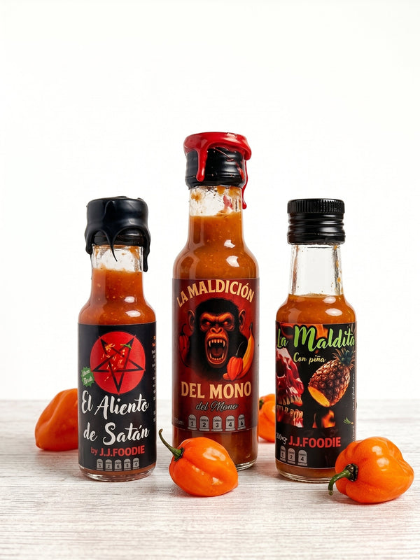 Pack Los Tres Pecados - 3 x 100ml - JJ Foodie