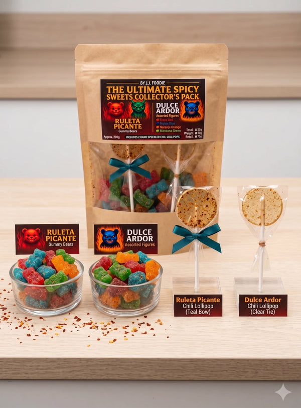 Pack Ruleta Dulce - Gominolas y Piruletas Picantes - JJ Foodie