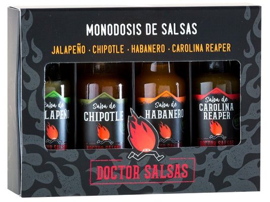 Pack Degustación Monodosis 4 X 20 ml - Doctor Salsas