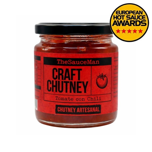 Salsa Chutney Tomate con Chili TheSauceMan - European Hot Sauce Awards